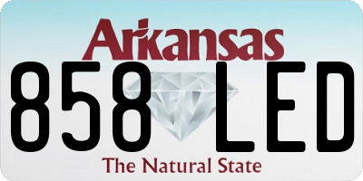 AR license plate 858LED