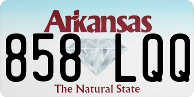 AR license plate 858LQQ