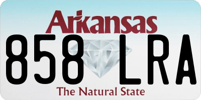 AR license plate 858LRA