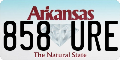 AR license plate 858URE