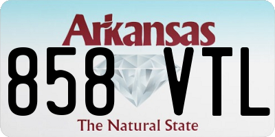 AR license plate 858VTL