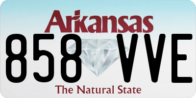 AR license plate 858VVE
