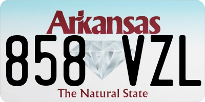 AR license plate 858VZL