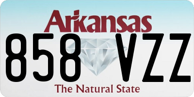AR license plate 858VZZ