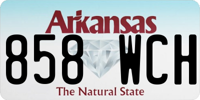 AR license plate 858WCH