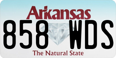 AR license plate 858WDS