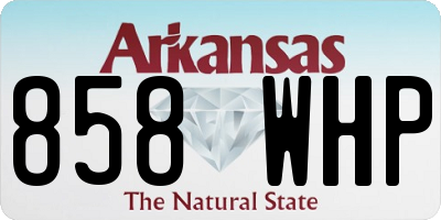 AR license plate 858WHP