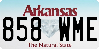 AR license plate 858WME