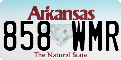 AR license plate 858WMR