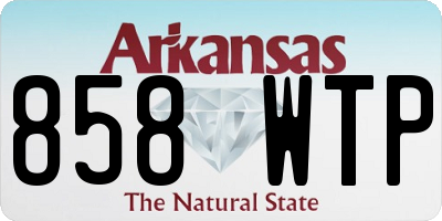 AR license plate 858WTP