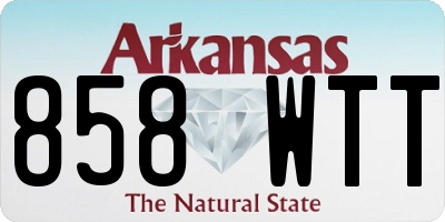 AR license plate 858WTT