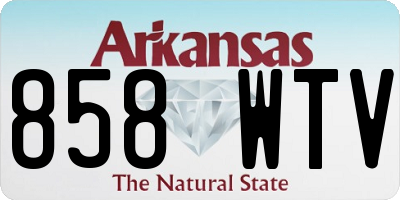 AR license plate 858WTV