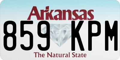 AR license plate 859KPM