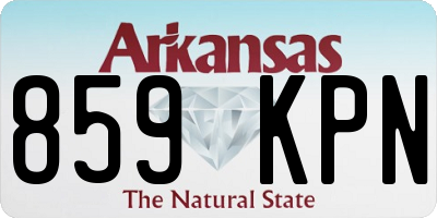 AR license plate 859KPN