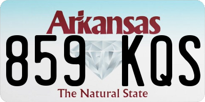 AR license plate 859KQS