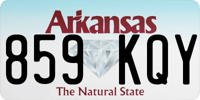 AR license plate 859KQY