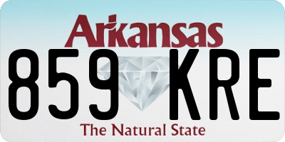 AR license plate 859KRE