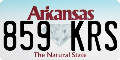 AR license plate 859KRS