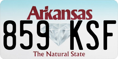 AR license plate 859KSF