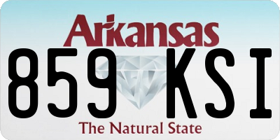 AR license plate 859KSI