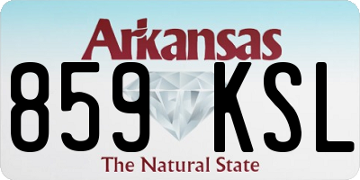 AR license plate 859KSL