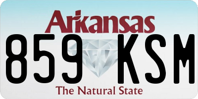 AR license plate 859KSM