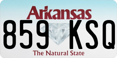 AR license plate 859KSQ