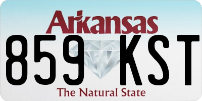 AR license plate 859KST
