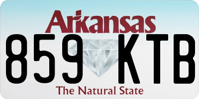 AR license plate 859KTB