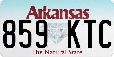 AR license plate 859KTC