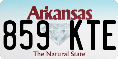 AR license plate 859KTE