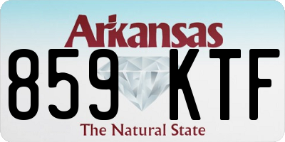 AR license plate 859KTF
