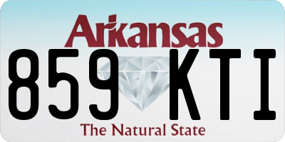 AR license plate 859KTI