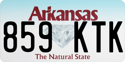 AR license plate 859KTK