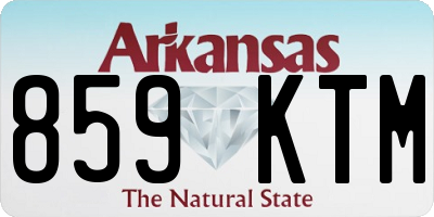 AR license plate 859KTM