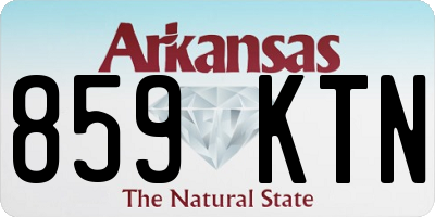 AR license plate 859KTN