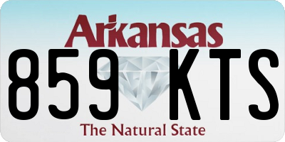 AR license plate 859KTS