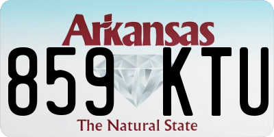 AR license plate 859KTU