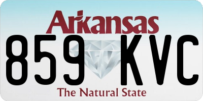 AR license plate 859KVC