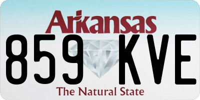 AR license plate 859KVE