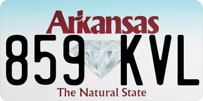 AR license plate 859KVL