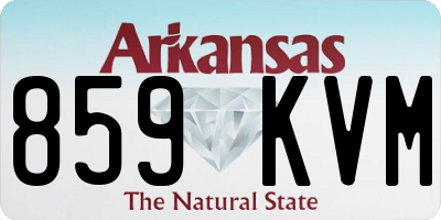 AR license plate 859KVM