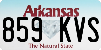 AR license plate 859KVS