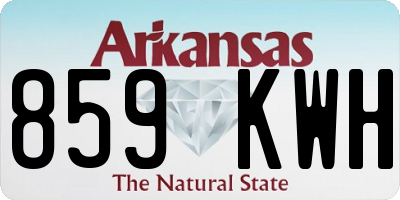 AR license plate 859KWH