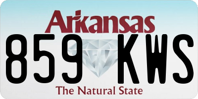 AR license plate 859KWS