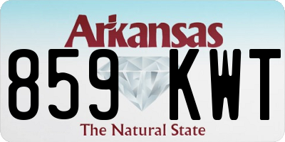 AR license plate 859KWT
