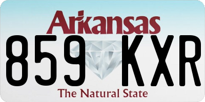 AR license plate 859KXR