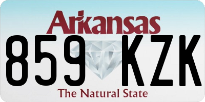 AR license plate 859KZK