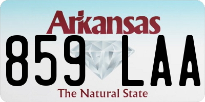 AR license plate 859LAA