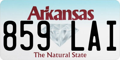 AR license plate 859LAI